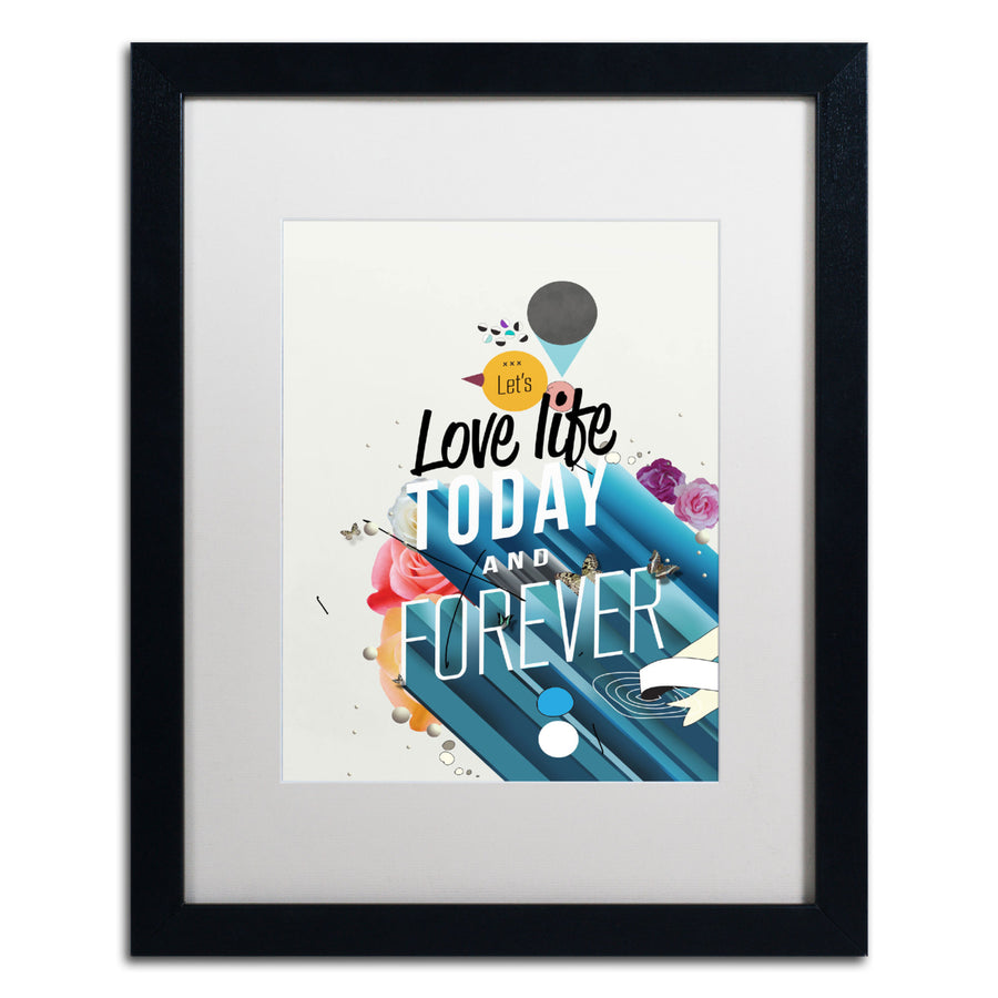 Kavan and Co Everything Forever Black Wooden Framed Art 18 x 22 Inches Image 1