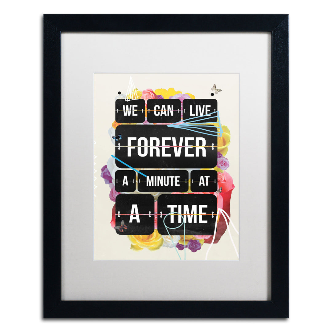 Kavan and Co Time of Your Life Black Wooden Framed Art 18 x 22 Inches Image 1