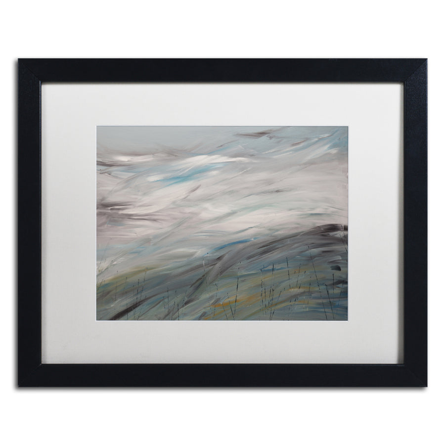 Hilary Winfield Sea View Black Wooden Framed Art 18 x 22 Inches Image 1