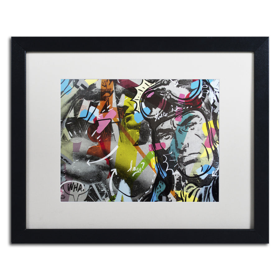 Dan Monteavaro Strongman Black Wooden Framed Art 18 x 22 Inches Image 1