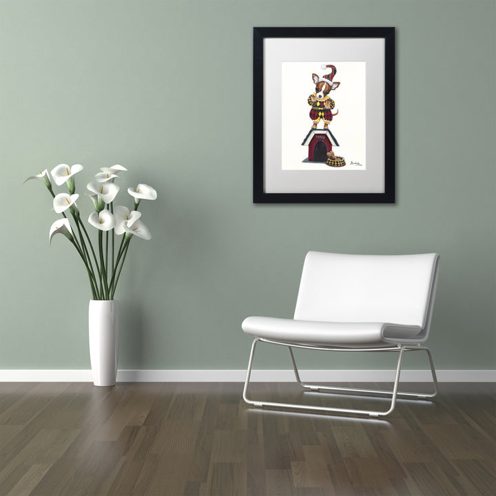 Jenny Newland Joker 1 Black Wooden Framed Art 18 x 22 Inches Image 2