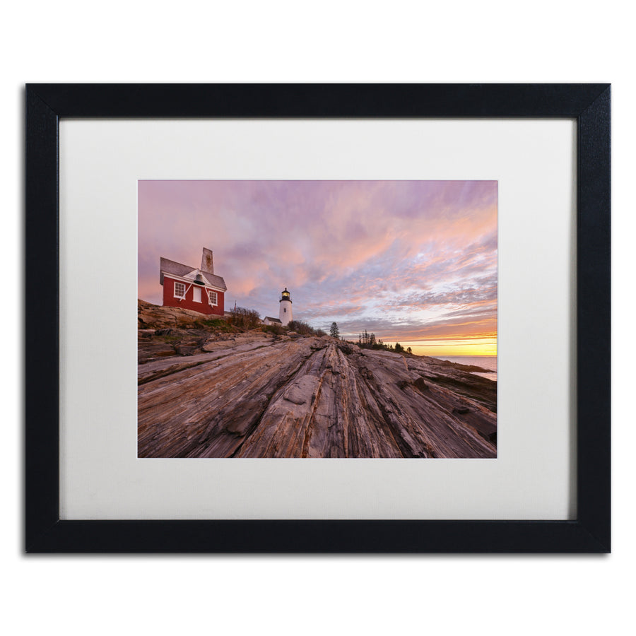 Michael Blanchette Photography Granite Marvel Black Wooden Framed Art 18 x 22 Inches Image 1