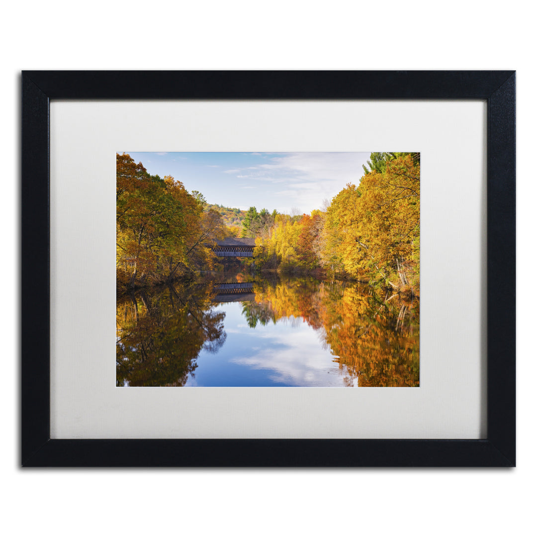 Michael Blanchette Photography Wooden Reflection Black Wooden Framed Art 18 x 22 Inches Image 1
