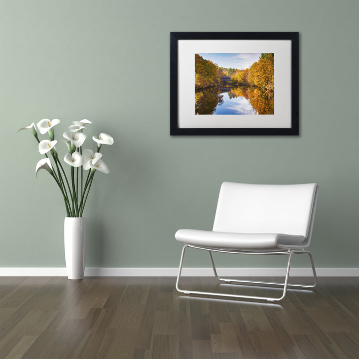 Michael Blanchette Photography Wooden Reflection Black Wooden Framed Art 18 x 22 Inches Image 2