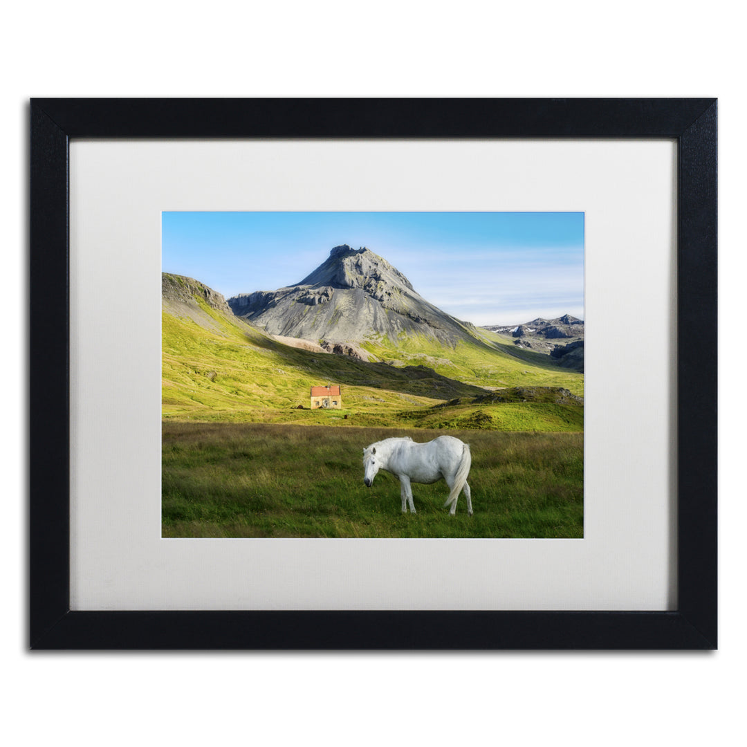 Michael Blanchette Photography Below the Volcano Black Wooden Framed Art 18 x 22 Inches Image 1