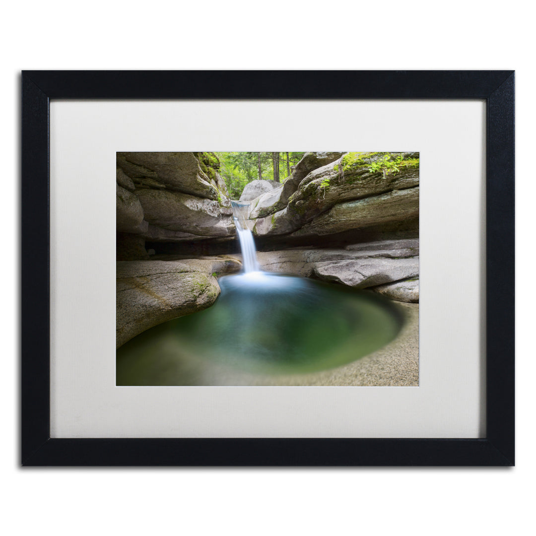 Michael Blanchette Photography Sabbaday Green Pool Black Wooden Framed Art 18 x 22 Inches Image 1