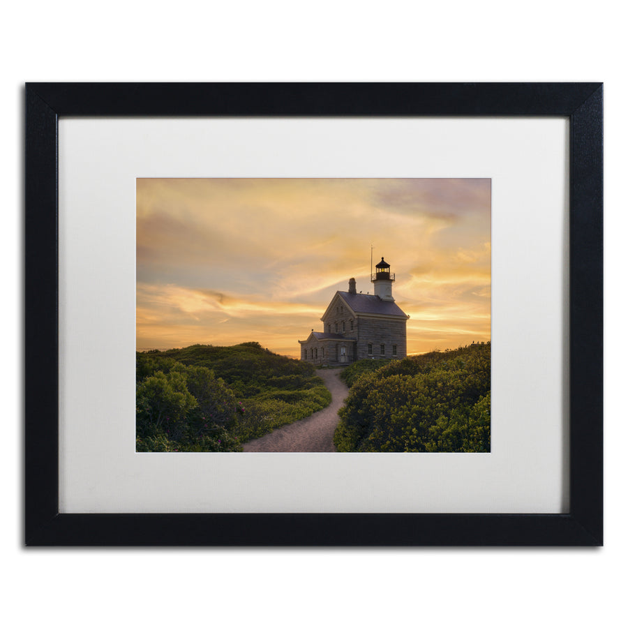 Michael Blanchette Photography Keeper on the Hill Black Wooden Framed Art 18 x 22 Inches Image 1