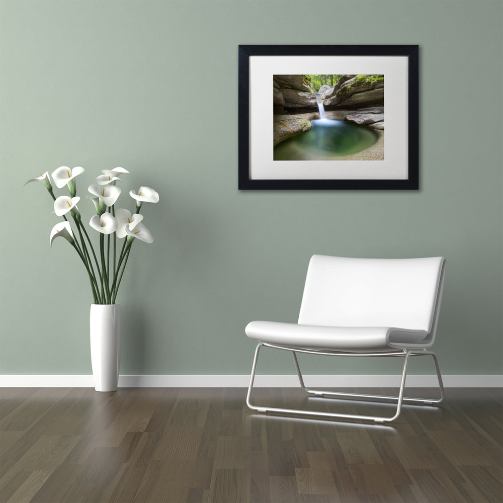 Michael Blanchette Photography Sabbaday Green Pool Black Wooden Framed Art 18 x 22 Inches Image 2