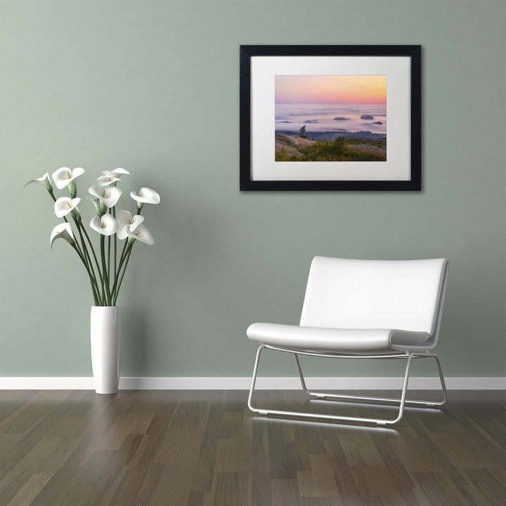 Michael Blanchette Photography Islands in the Fog Black Wooden Framed Art 18 x 22 Inches Image 2