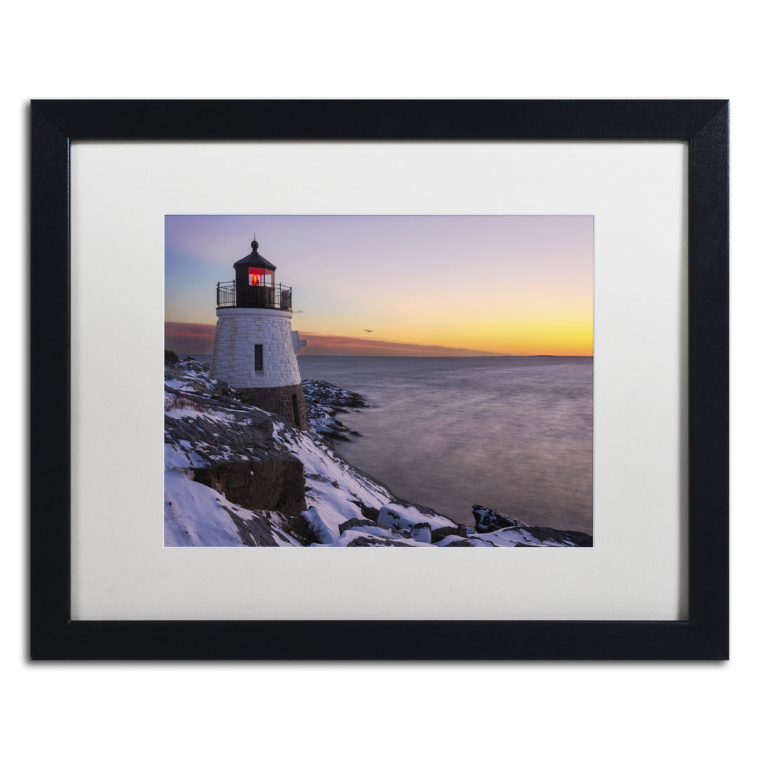 Michael Blanchette Photography Light on the Bay Black Wooden Framed Art 18 x 22 Inches Image 1