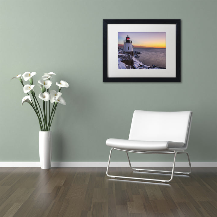 Michael Blanchette Photography Light on the Bay Black Wooden Framed Art 18 x 22 Inches Image 2