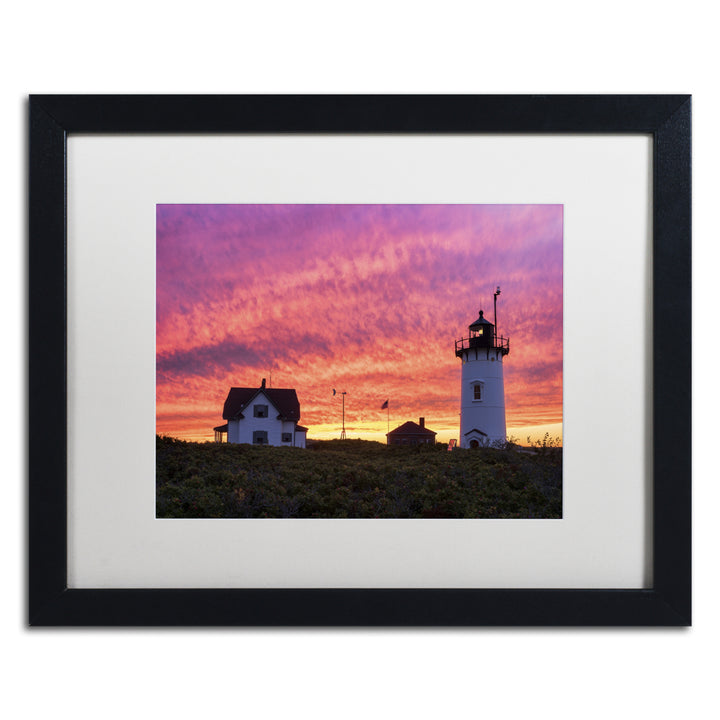 Michael Blanchette Photography Sky on Fire Black Wooden Framed Art 18 x 22 Inches Image 1