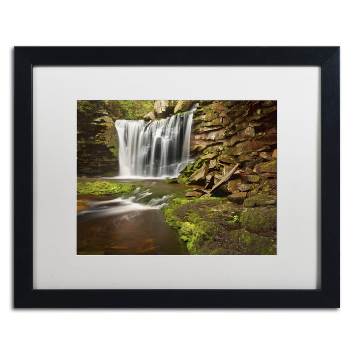 Michael Blanchette Photography Elakala Falls Black Wooden Framed Art 18 x 22 Inches Image 1