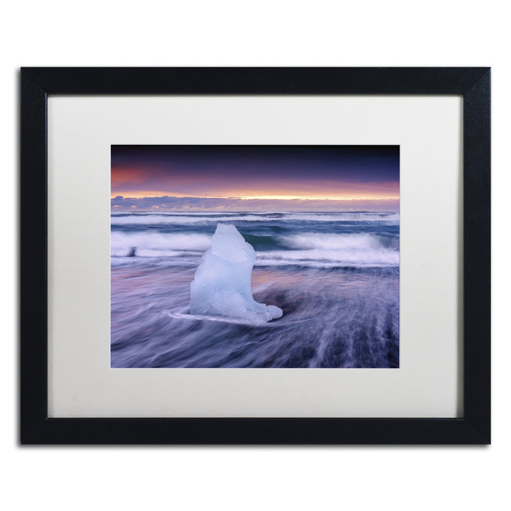 Michael Blanchette Photography Surfing Black Wooden Framed Art 18 x 22 Inches Image 1