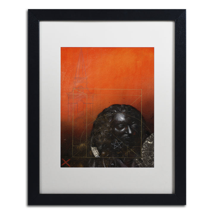 Nick Bantock Hawksmoor Black Wooden Framed Art 18 x 22 Inches Image 1