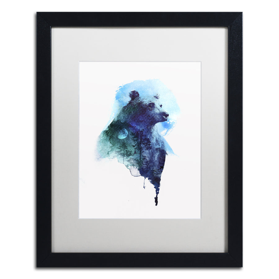 Robert Farkas Best Friends Forever Black Wooden Framed Art 18 x 22 Inches Image 1