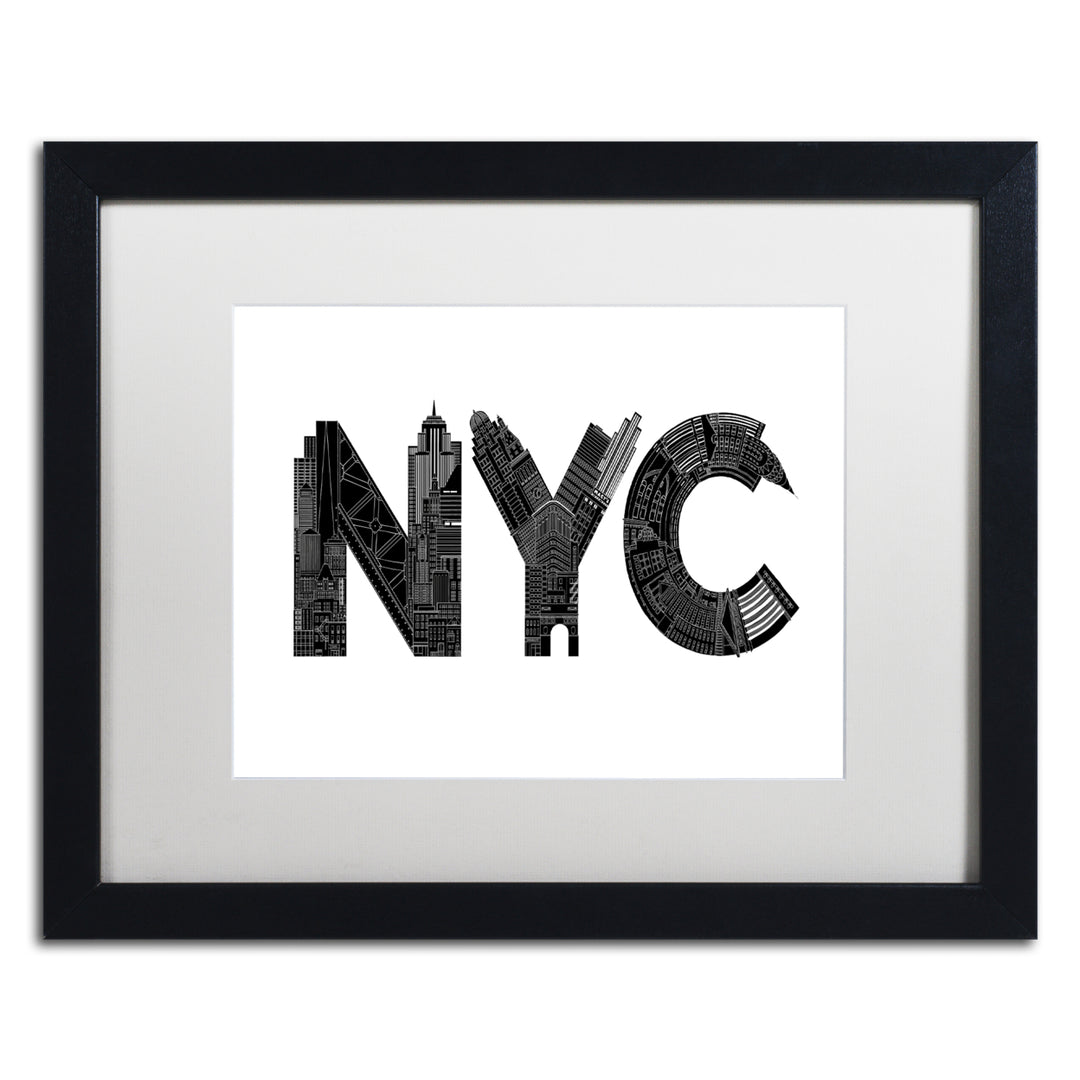 Robert Farkas NYC Black Wooden Framed Art 18 x 22 Inches Image 1