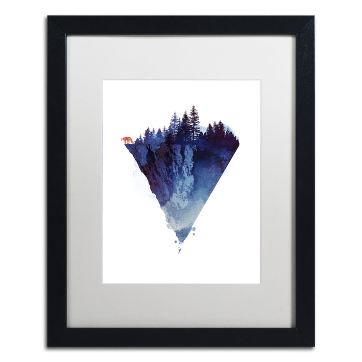 Robert Farkas Near To The Edge Black Wooden Framed Art 18 x 22 Inches Image 1