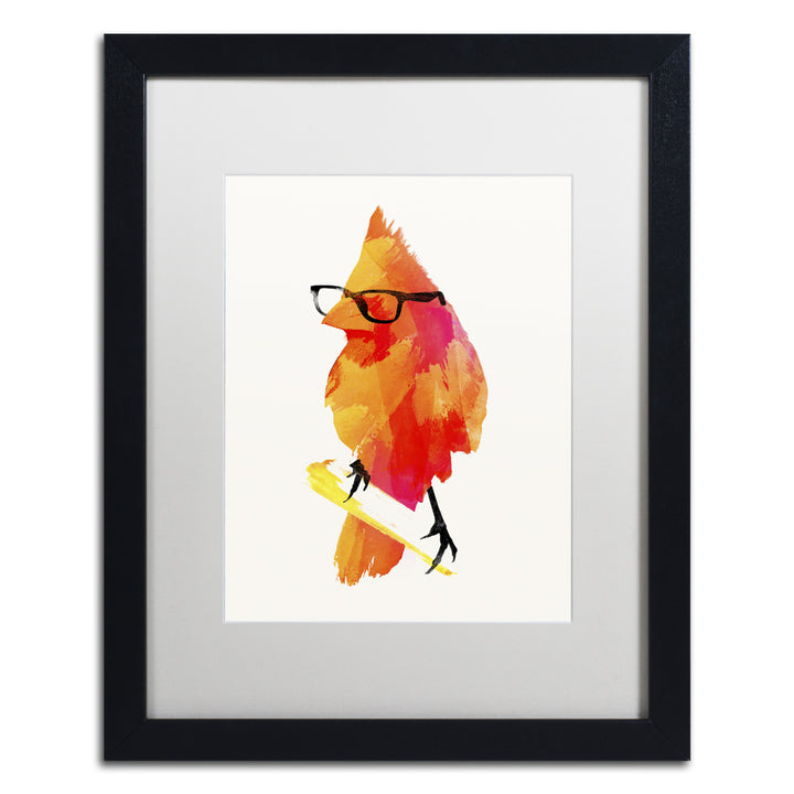 Robert Farkas Punk Birdy Black Wooden Framed Art 18 x 22 Inches Image 1