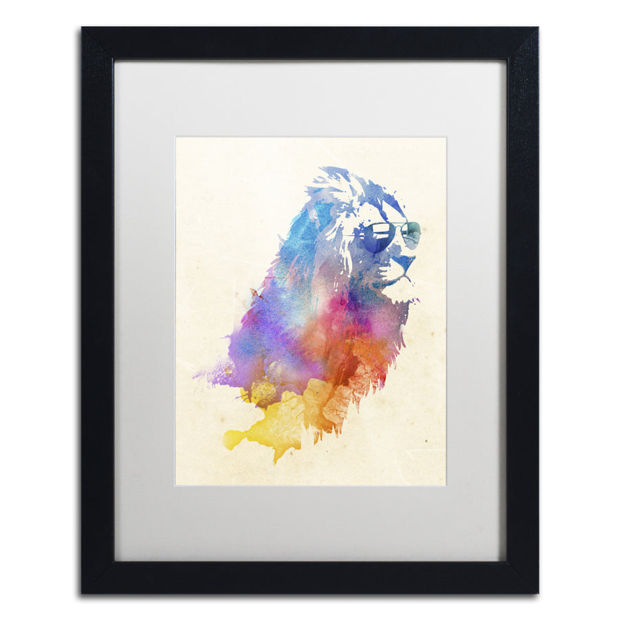 Robert Farkas Sunny Leo Black Wooden Framed Art 18 x 22 Inches Image 1