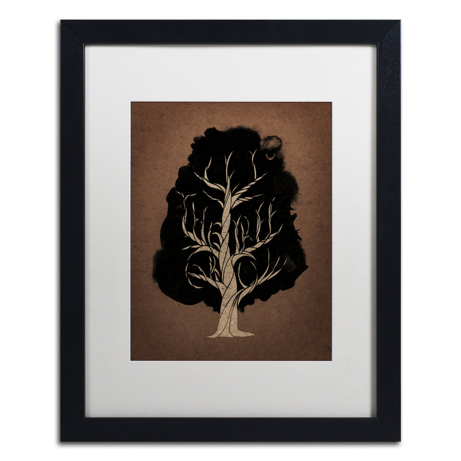 Robert Farkas Let The Tree Grow Black Wooden Framed Art 18 x 22 Inches Image 1