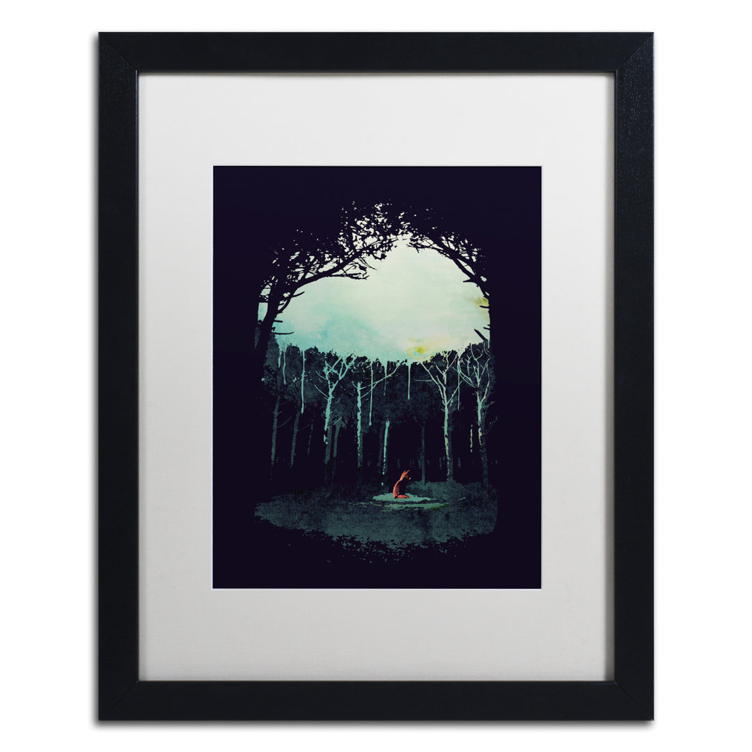Robert Farkas Deep In The Forest Black Wooden Framed Art 18 x 22 Inches Image 1