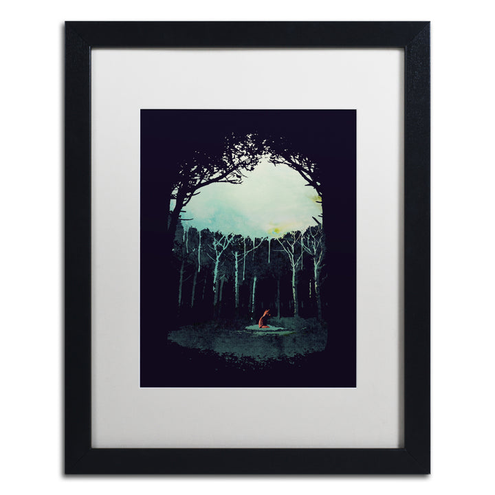 Robert Farkas Deep In The Forest Black Wooden Framed Art 18 x 22 Inches Image 1