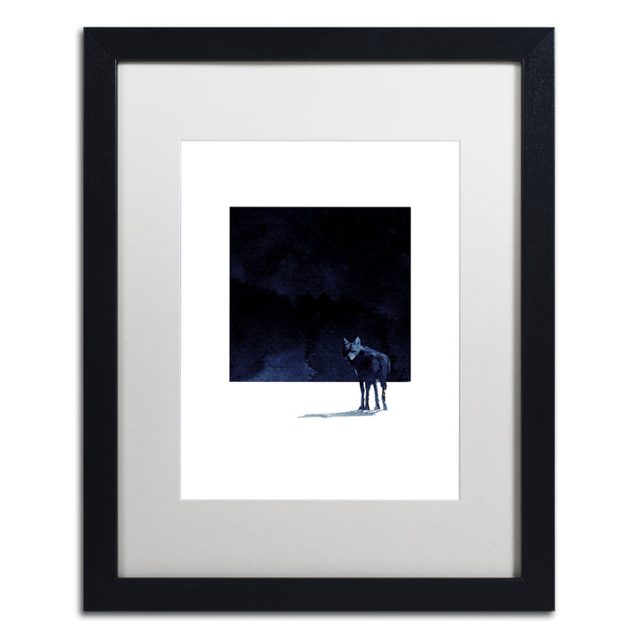 Robert Farkas Im Going Back Black Wooden Framed Art 18 x 22 Inches Image 1