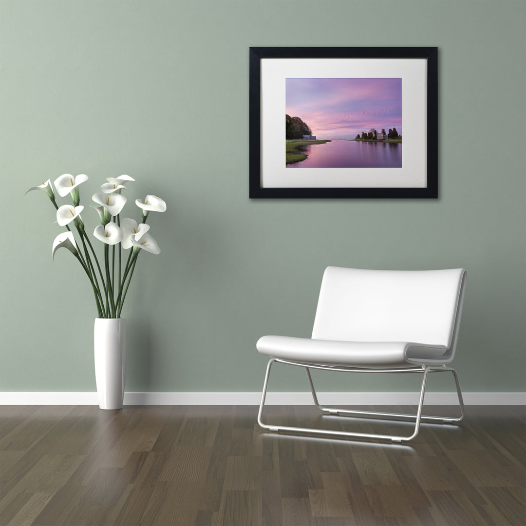 Michael Blanchette Photography Morn at Salt Pond Black Wooden Framed Art 18 x 22 Inches Image 2