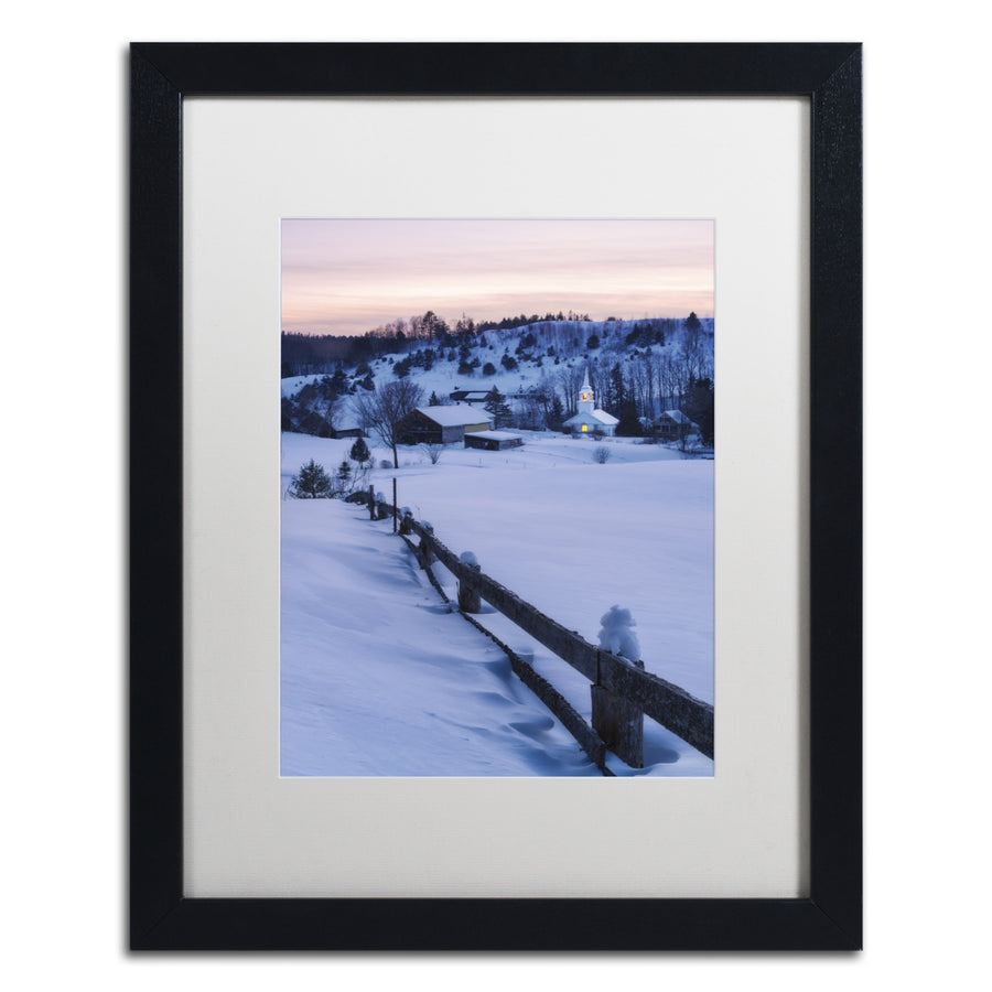 Michael Blanchette Photography Village Beacon Black Wooden Framed Art 18 x 22 Inches Image 1