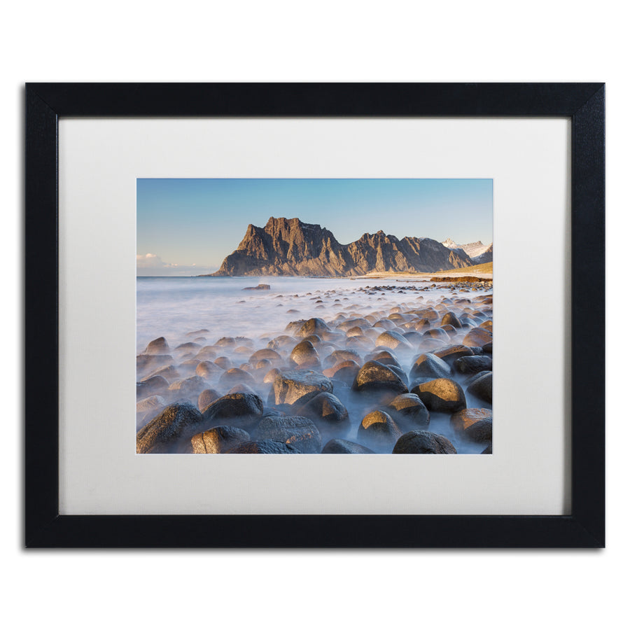 Michael Blanchette Photography Ghostly Rocks Black Wooden Framed Art 18 x 22 Inches Image 1