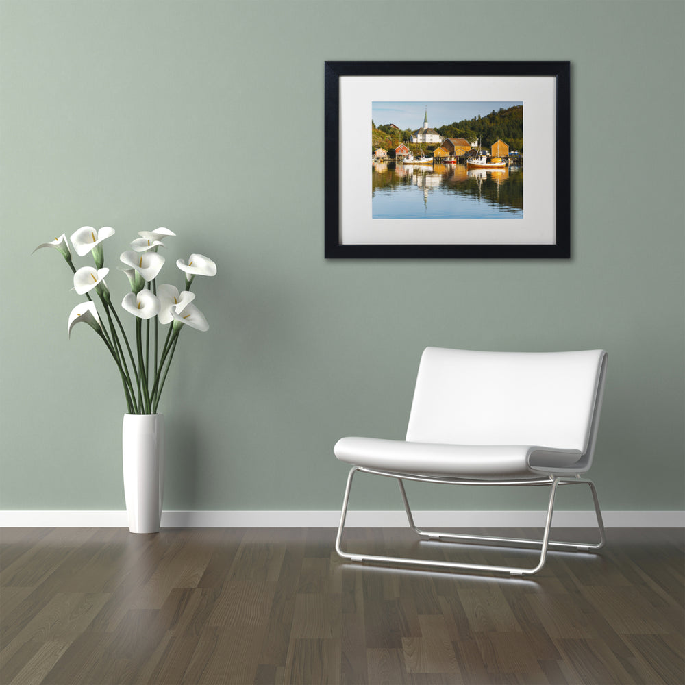 Michael Blanchette Photography Harbor at Rest Black Wooden Framed Art 18 x 22 Inches Image 2