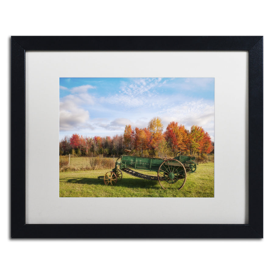 Michael Blanchette Photography The Old Rake Black Wooden Framed Art 18 x 22 Inches Image 1