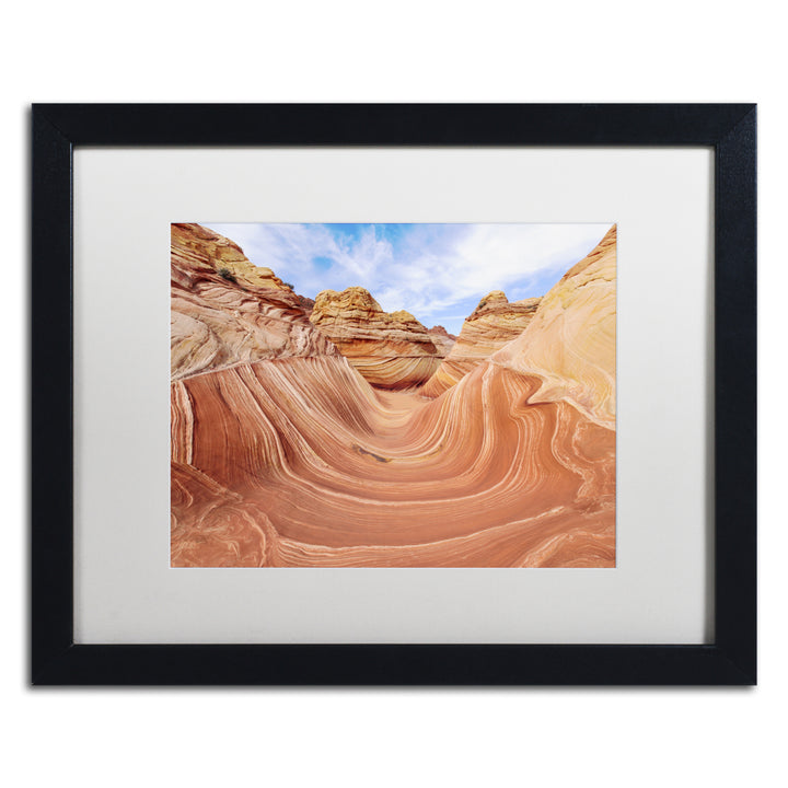 Michael Blanchette Photography Trough at The Wave Black Wooden Framed Art 18 x 22 Inches Image 1