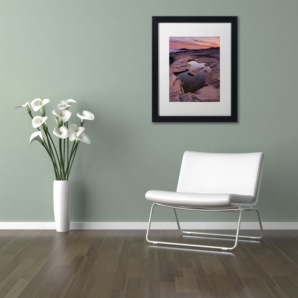Michael Blanchette Photography Tide Pool Geometry Black Wooden Framed Art 18 x 22 Inches Image 2