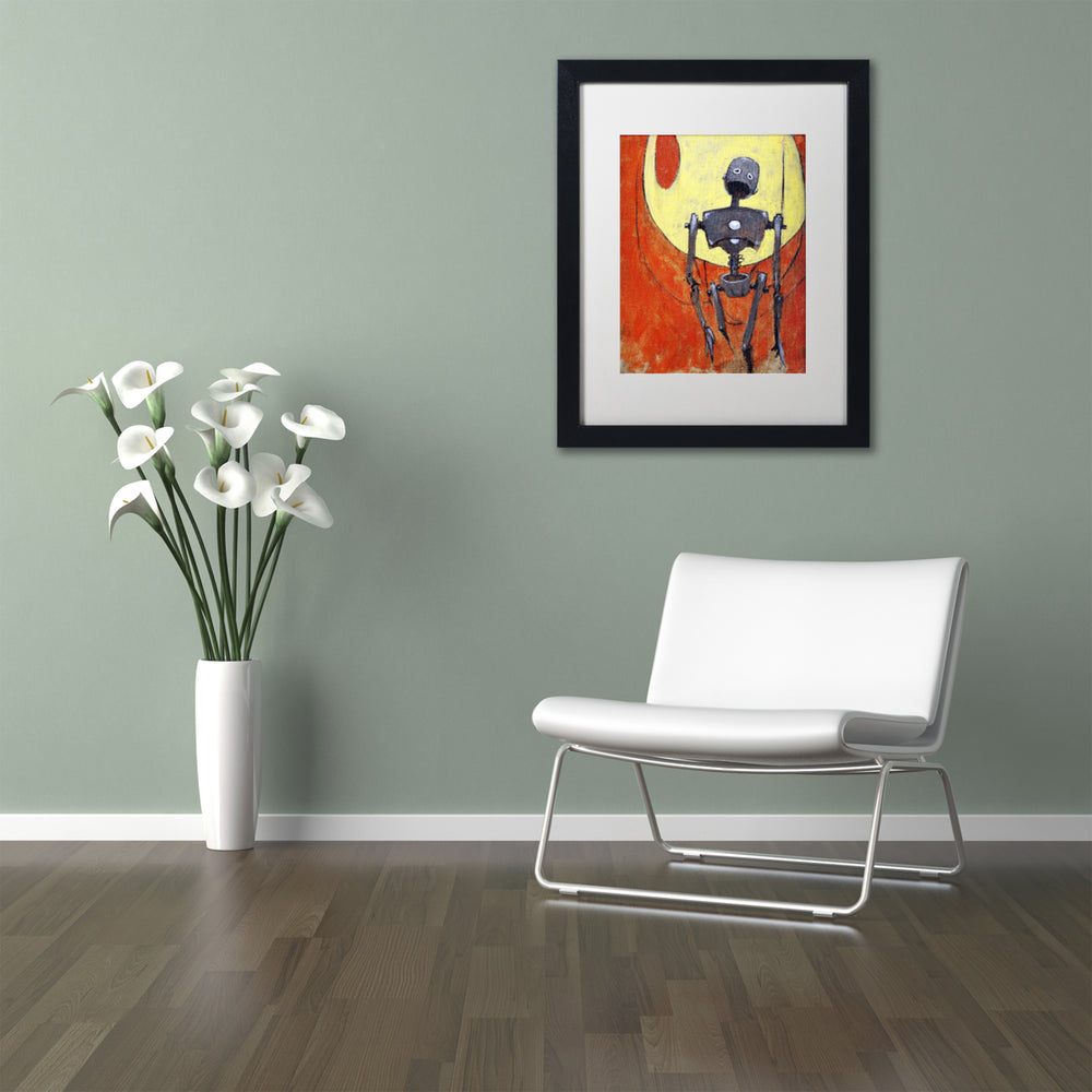 Craig Snodgrass Iron Bot Black Wooden Framed Art 18 x 22 Inches Image 2