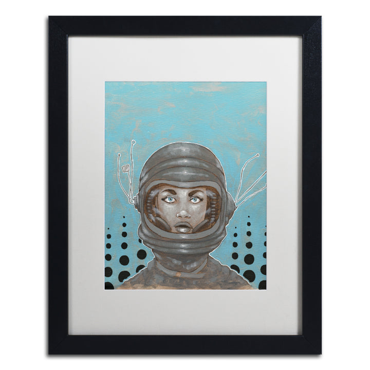 Craig Snodgrass Sally-Saturn Black Wooden Framed Art 18 x 22 Inches Image 1