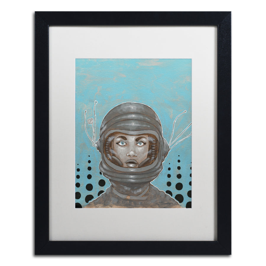 Craig Snodgrass Sally-Saturn Black Wooden Framed Art 18 x 22 Inches Image 1
