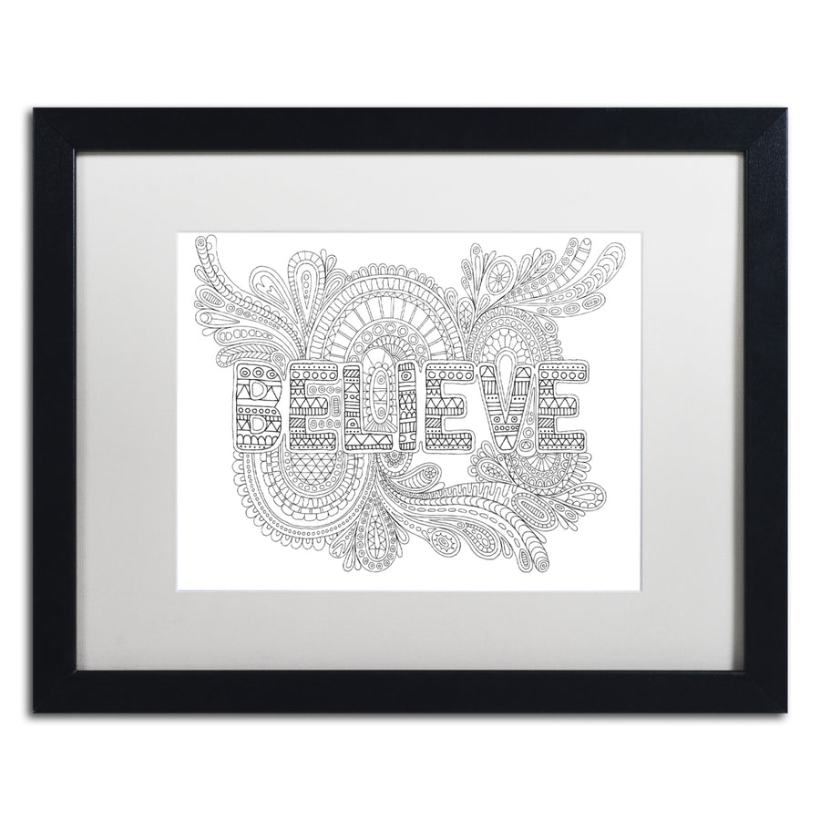 Hello Angel Letters and Words 8 Black Wooden Framed Art 18 x 22 Inches Image 1