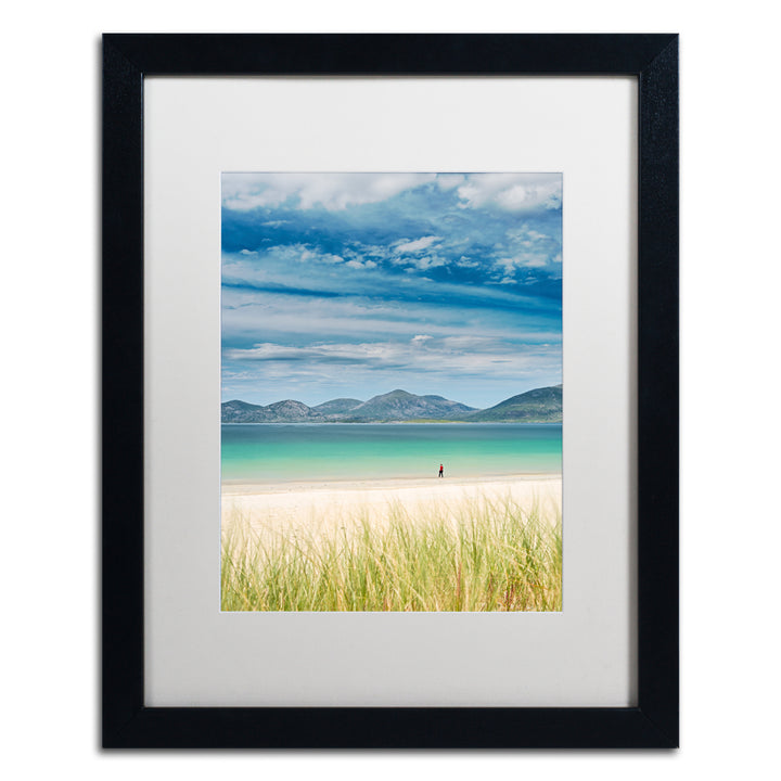 Michael Blanchette Photography Cautious Swimmer Black Wooden Framed Art 18 x 22 Inches Image 1