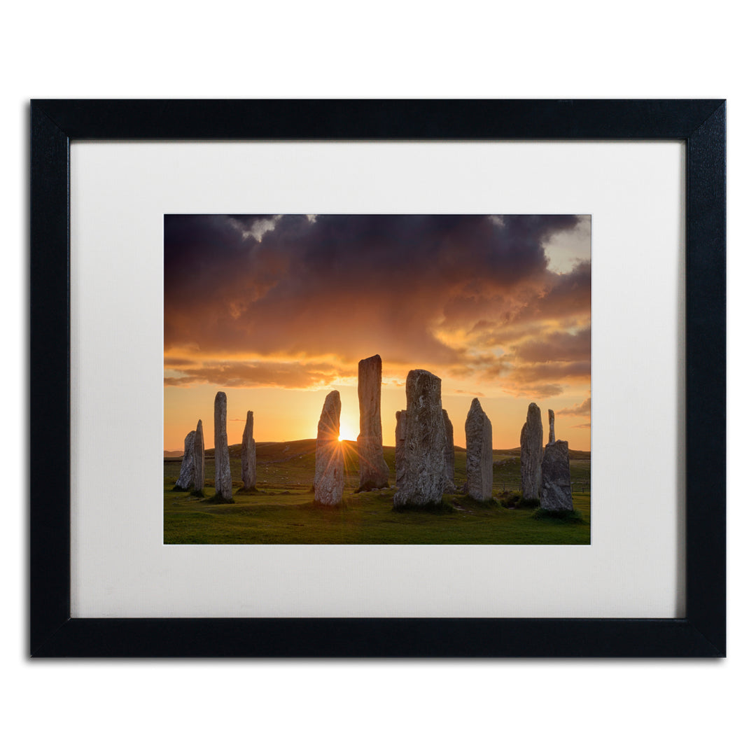 Michael Blanchette Photography Light on Callanish Black Wooden Framed Art 18 x 22 Inches Image 1