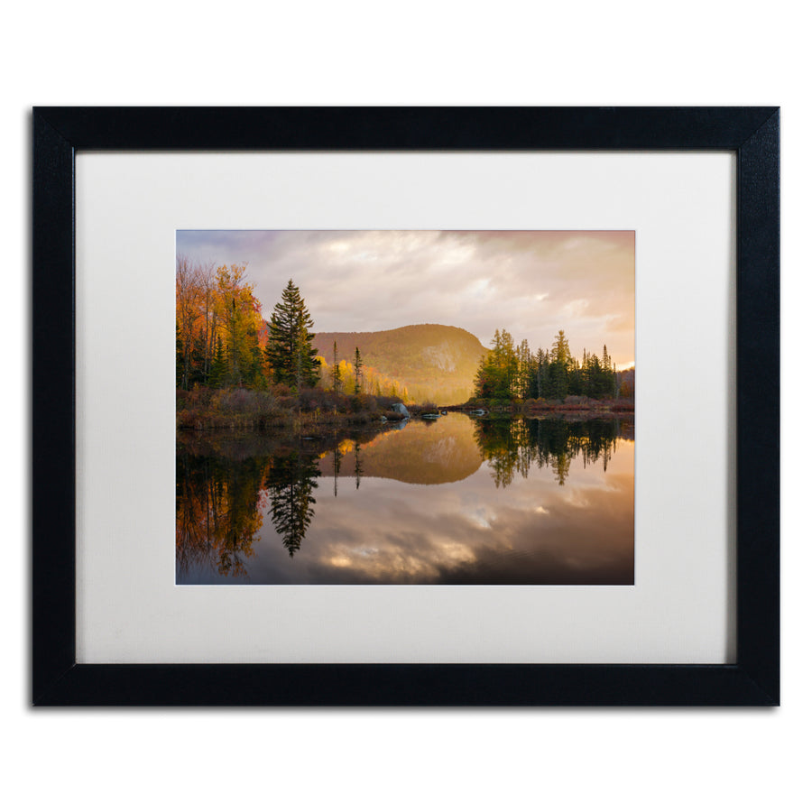 Michael Blanchette Photography Mountain Light Black Wooden Framed Art 18 x 22 Inches Image 1