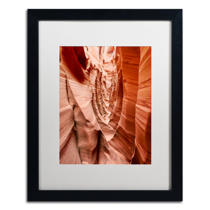 Michael Blanchette Photography Sandstone Buttress Black Wooden Framed Art 18 x 22 Inches Image 1