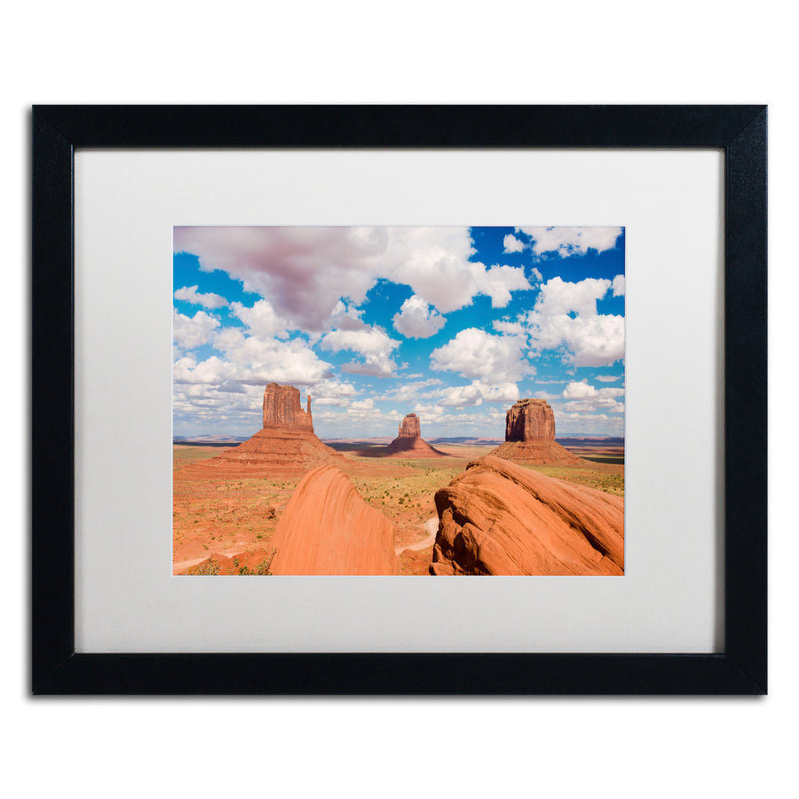 Michael Blanchette Photography Sandstone Citadel Black Wooden Framed Art 18 x 22 Inches Image 1