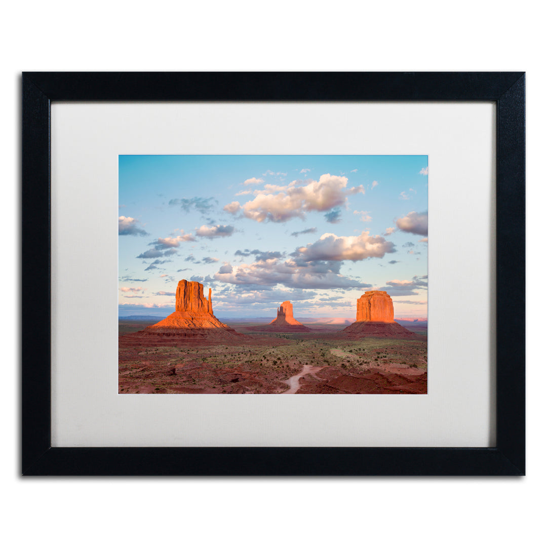Michael Blanchette Photography Scarlet Monuments Black Wooden Framed Art 18 x 22 Inches Image 1
