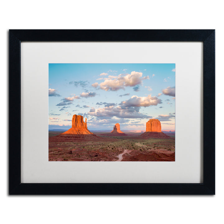 Michael Blanchette Photography Scarlet Monuments Black Wooden Framed Art 18 x 22 Inches Image 1