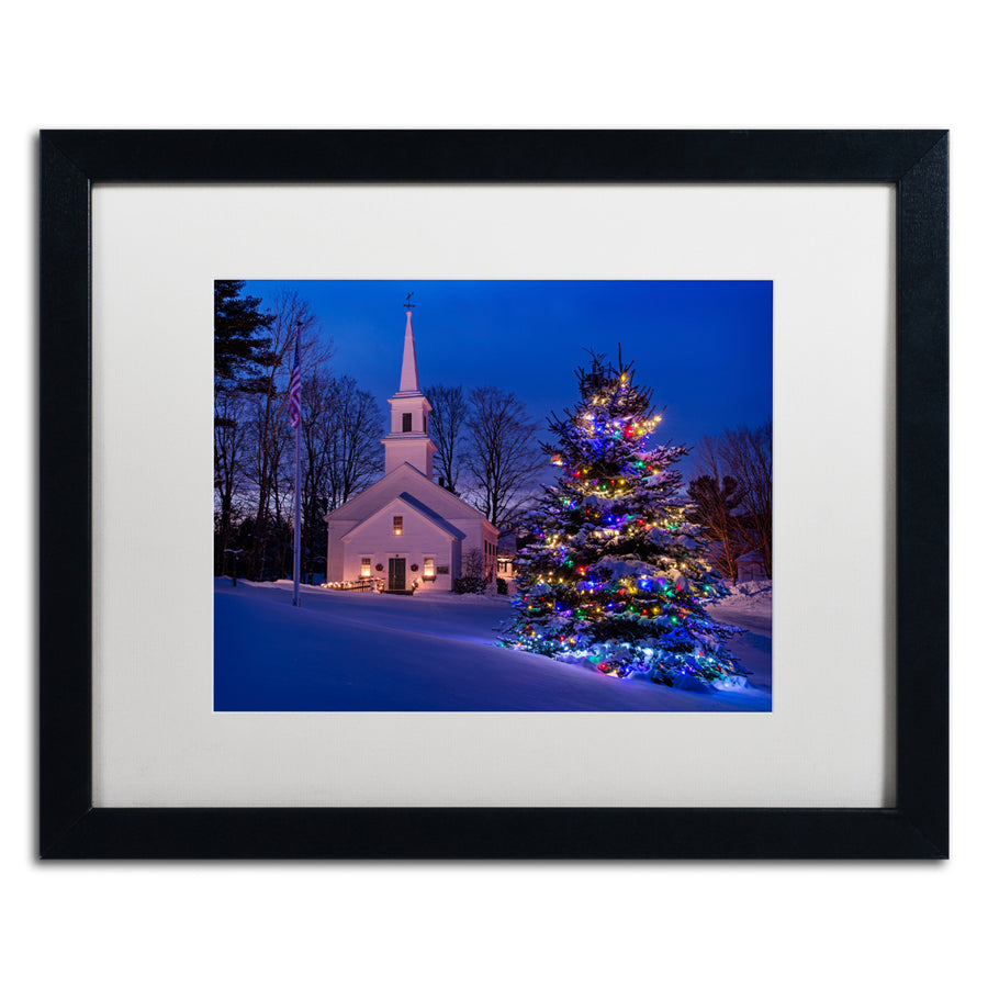 Michael Blanchette Photography  England Xmas Black Wooden Framed Art 18 x 22 Inches Image 1
