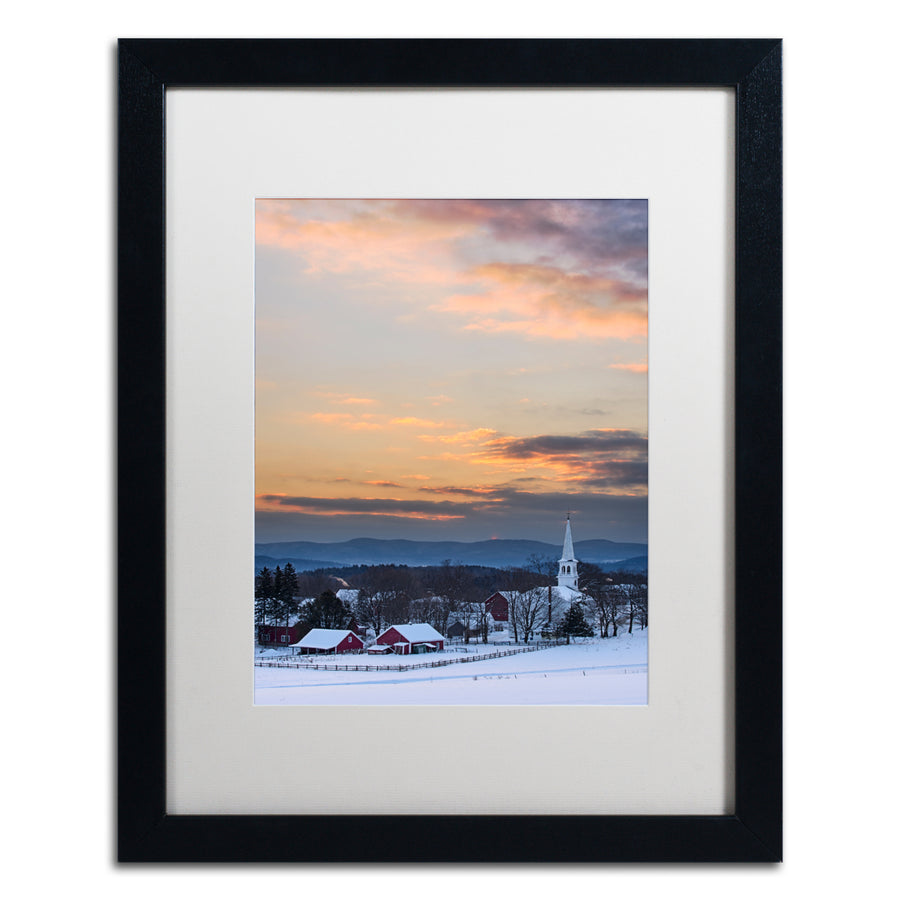 Michael Blanchette Photography Morning Glow Black Wooden Framed Art 18 x 22 Inches Image 1