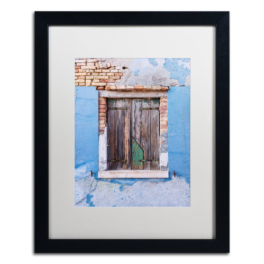 Michael Blanchette Photography Once Blue Black Wooden Framed Art 18 x 22 Inches Image 1