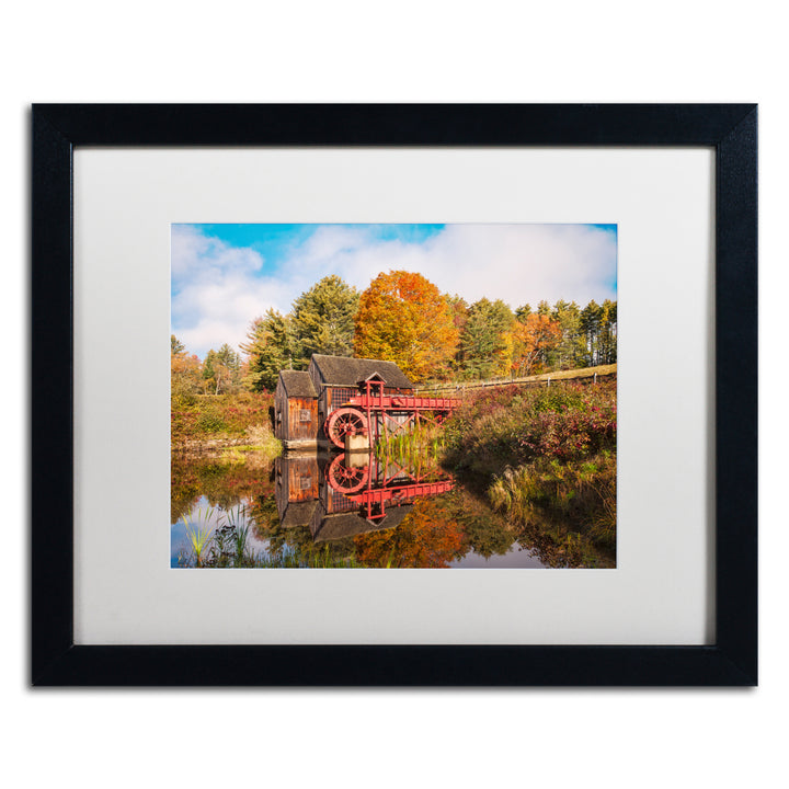 Michael Blanchette Photography Nostalgic Mirror Black Wooden Framed Art 18 x 22 Inches Image 1